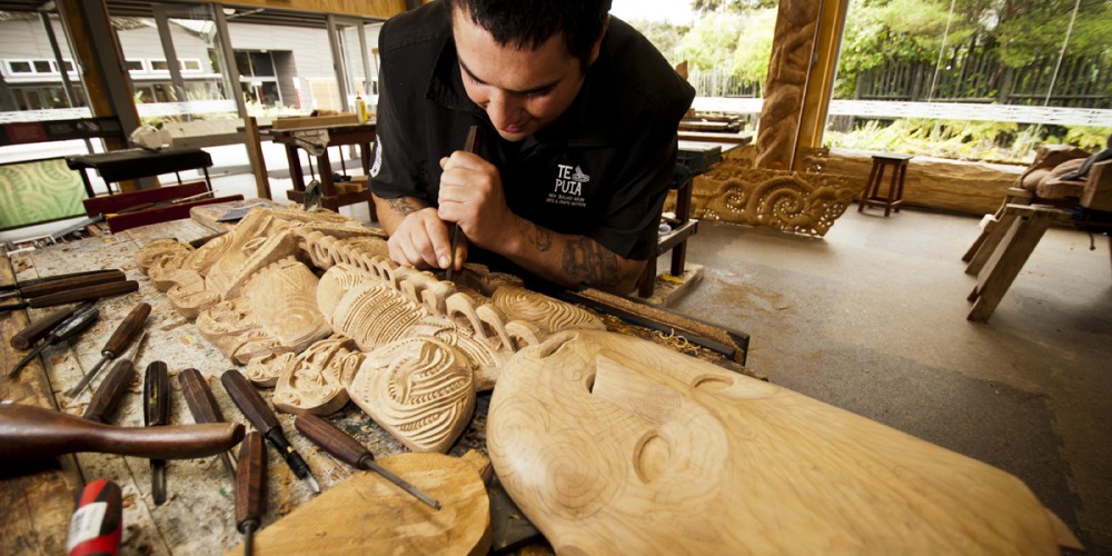 MAori carving, Rotorua